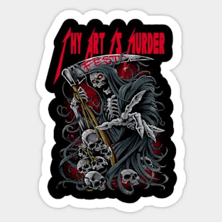 THY ART IS MURDER MERCH VTG Sticker